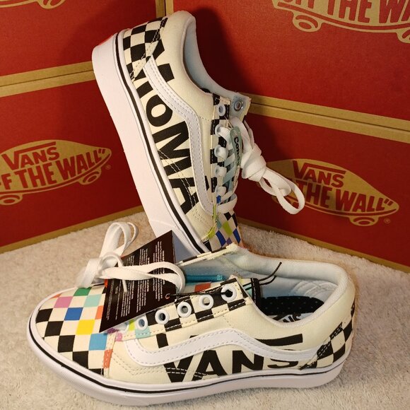 VANS Men's 4/Women's 5.5 ComfyCush Old Skool x MoMA Checkerboard VN0A3WMA1PJ - Picture 6 of 12